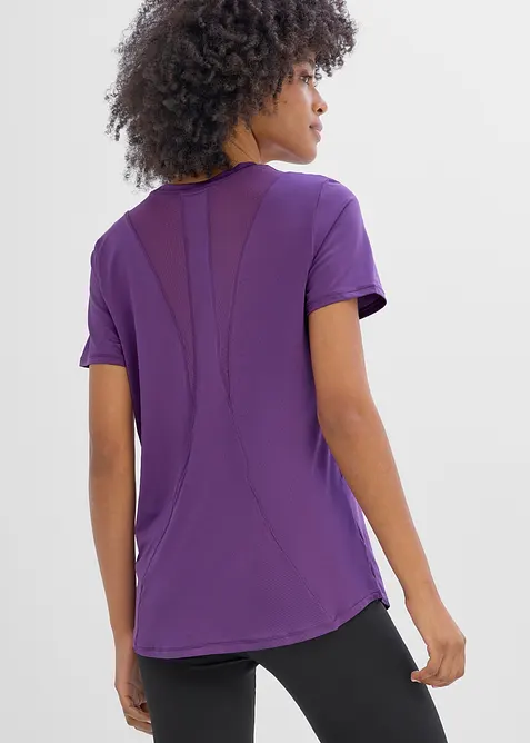 Top de sport l&eacute;ger &agrave; empi&egrave;cement mesh, s&eacute;chage rapide, bonprix