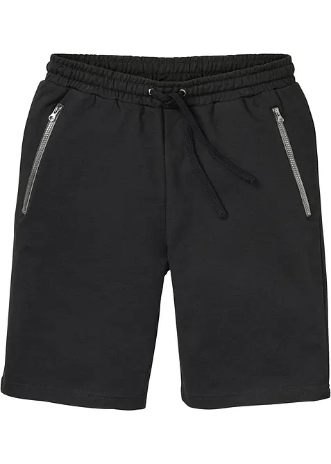 Sweat-Bermuda mit Rei&szlig;verschlusstaschen, bonprix