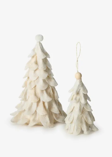 Deko-Objekte Tannenbaum (2-tlg. set), bonprix