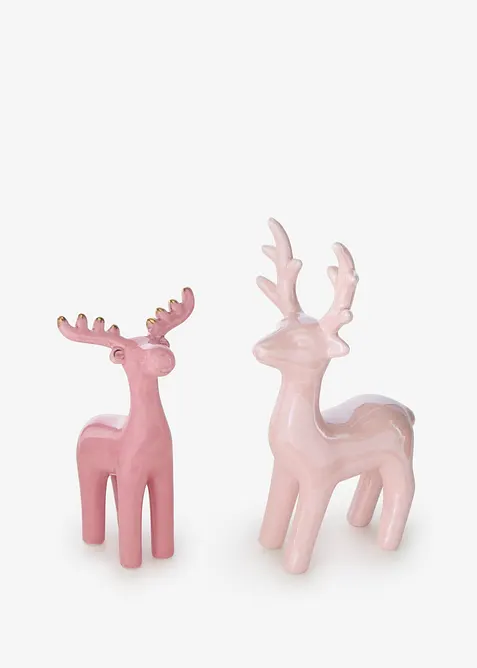 Deko-Objekte Rentier (2-tlg. Set), bonprix