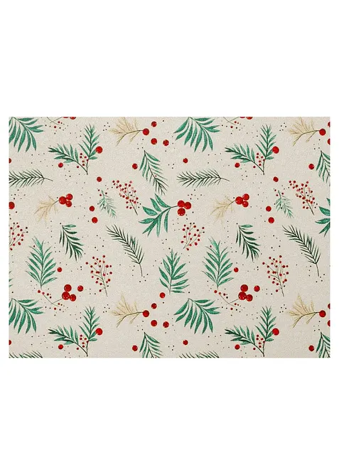 Paillasson lavable &agrave; motif de No&euml;l, bonprix