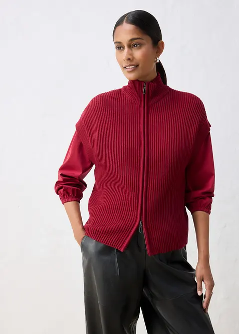 Gilet sans manches en maille douce, bonprix