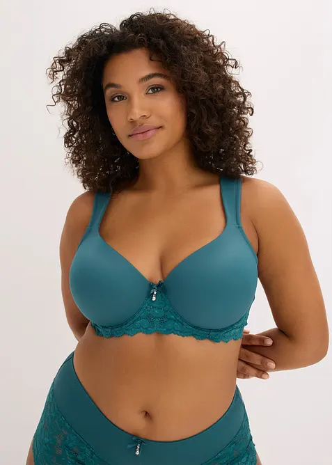 Soutien-gorge &agrave; coques et bretelles rembourr&eacute;es, bonprix