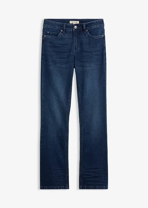 Jean bootcut taille mi-haute, extensible, bonprix