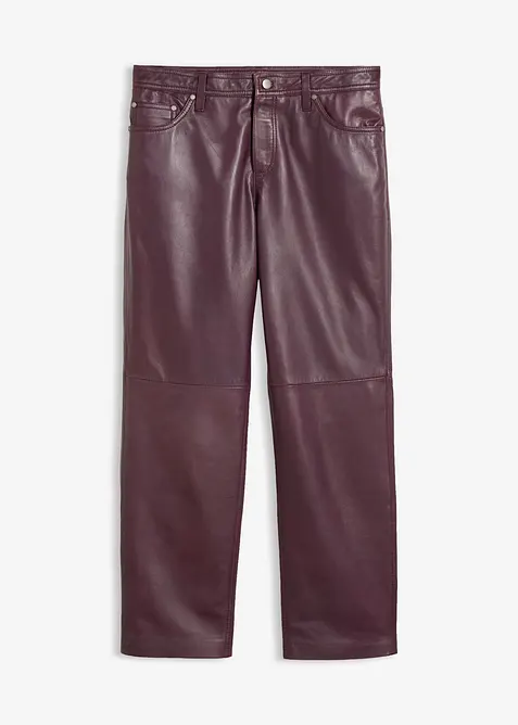 Pantalon en cuir d&rsquo;agneau nappa, bonprix