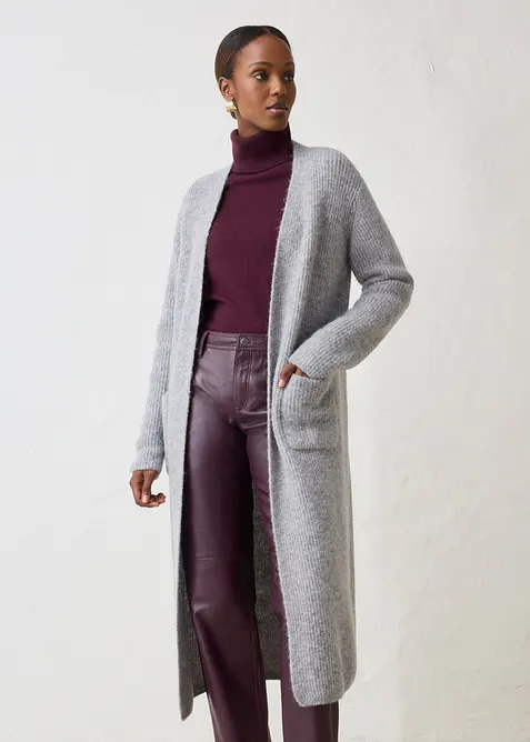 Strickmantel mit Alpaka, bonprix