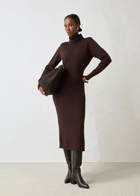 Strickkleid aus Merinowolle, bonprix