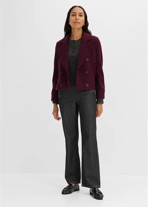 Kurze Jacke in Wolloptik, bonprix