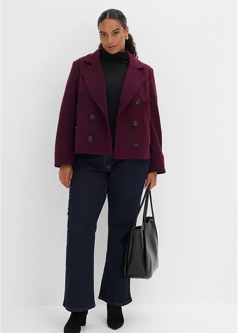 Kurze Jacke in Wolloptik, bonprix
