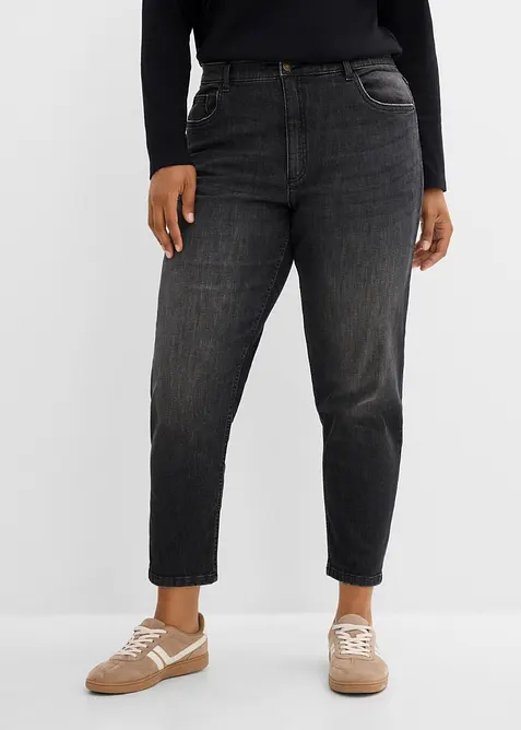 Mom-Jeans High Waist, cropped, bonprix