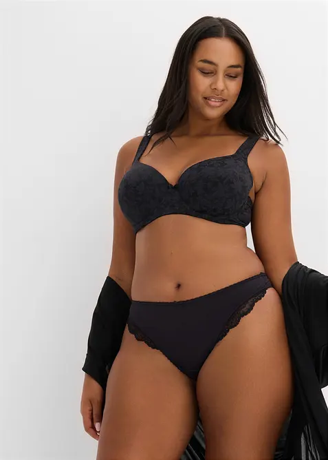 Soutien-gorge &agrave; coques et bretelles rembourr&eacute;es, bonprix