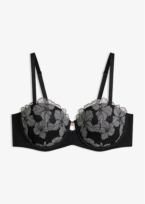 Soutien-gorge balconnet brod&eacute;, bonprix