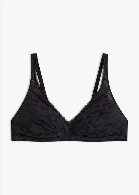 Soutien-gorge bralette sans armatures en mati&egrave;re douce, bonprix