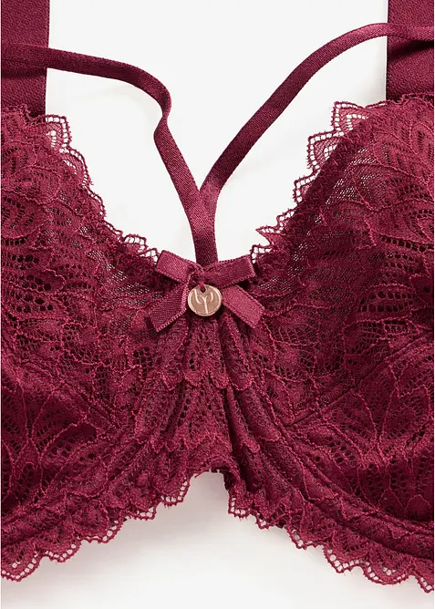 Soutien-gorge minimiseur &agrave; lani&egrave;res d&eacute;coratives, bonprix