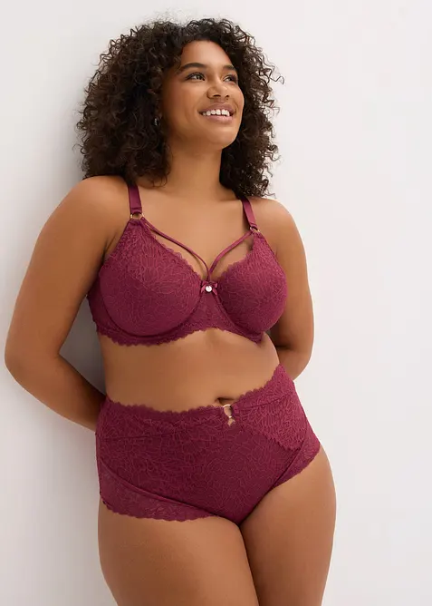 Soutien-gorge minimiseur &agrave; lani&egrave;res d&eacute;coratives, bonprix