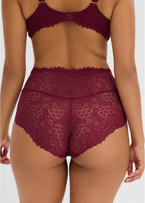 Culotte taille haute en dentelle, bonprix