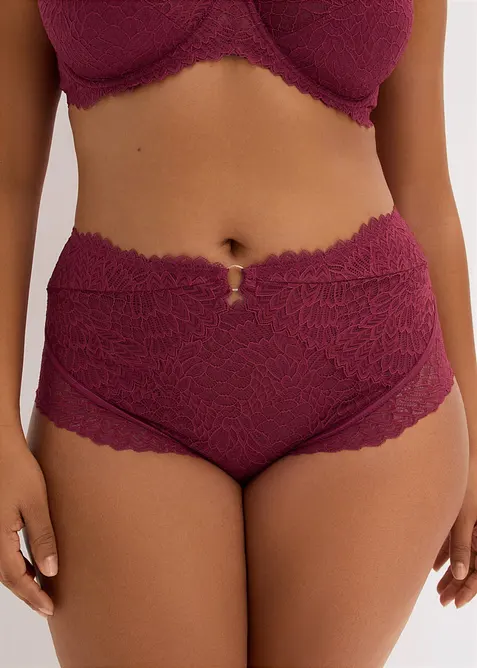 Culotte taille haute en dentelle, bonprix