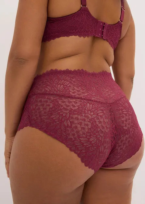 Culotte taille haute en dentelle, bonprix