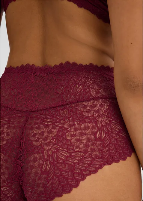 Culotte taille haute en dentelle, bonprix
