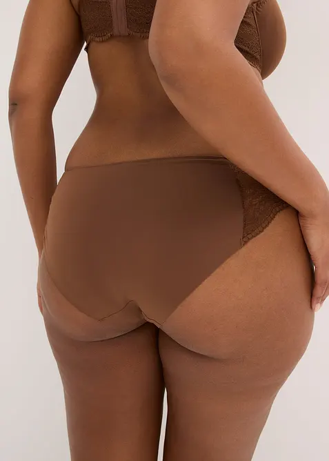 Lot de 2&nbsp;slips mini avec dentelle, bonprix