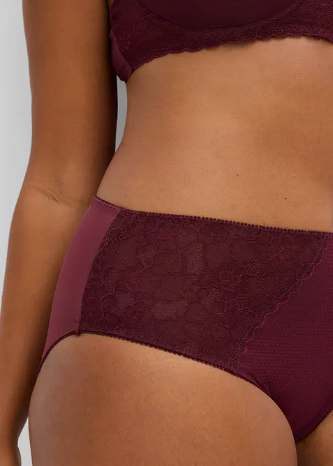 Slip maxi avec dentelle graphique, bonprix