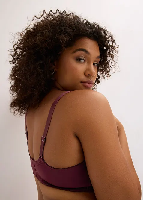 Soutien-gorge &agrave; armatures avec dentelle, bonprix