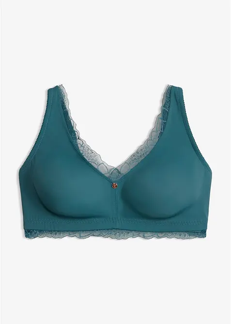 Soutien-gorge bralette minimiseur avec dentelle, sans armatures, bonprix