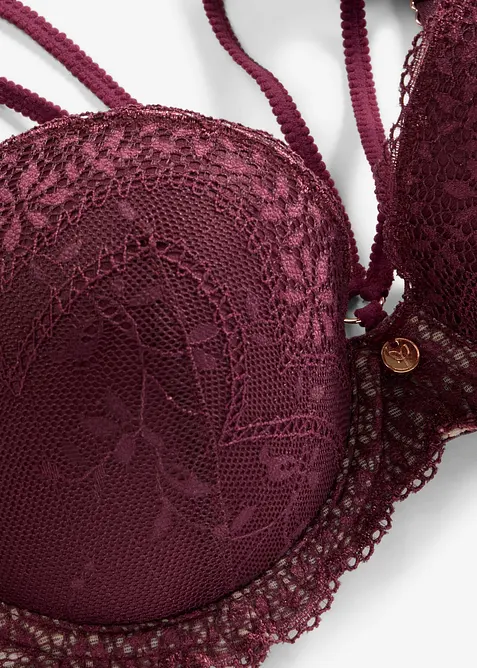 Soutien-gorge &agrave; coques en dentelle, bonprix