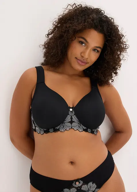 Soutien-gorge moul&eacute; &agrave; bretelles rembourr&eacute;es, bonprix