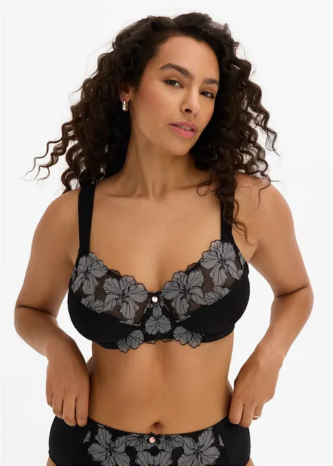 Soutien-gorge minimiseur &agrave; bretelles rembourr&eacute;es, bonprix