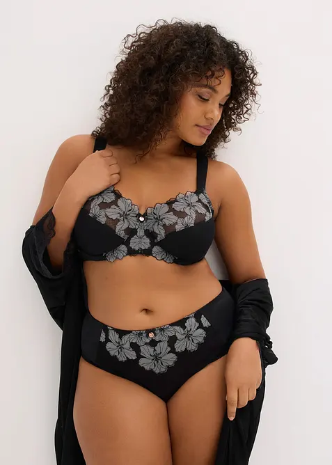Slip maxi avec broderies, bonprix