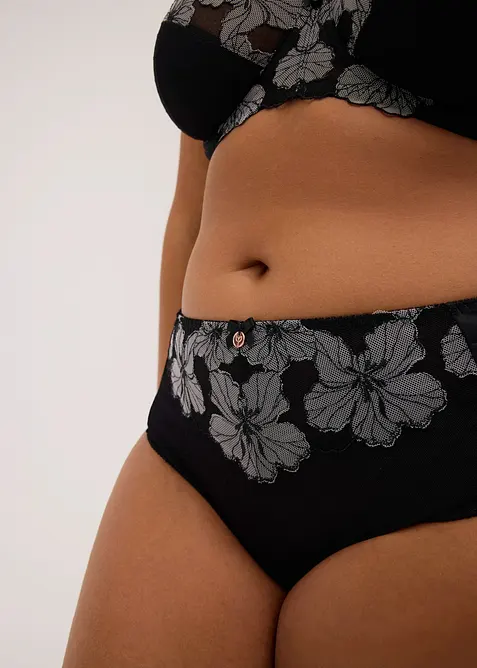 Slip maxi avec broderies, bonprix