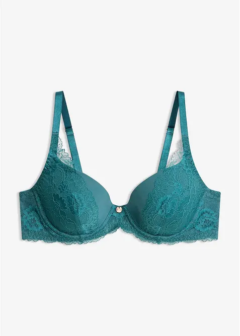 Soutien-gorge &agrave; coques avec dentelle, bonprix