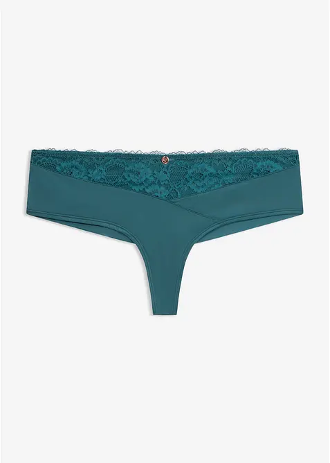 Shorty-string avec dentelle et dos sans coutures, bonprix