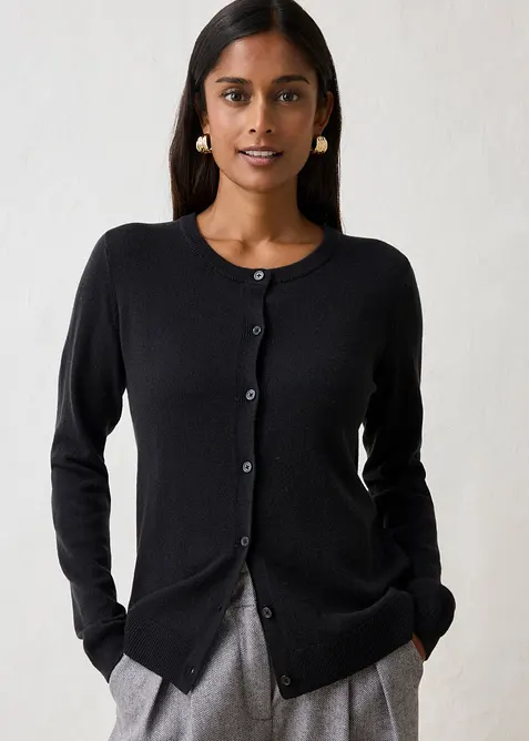 Strickjacke aus weichem Kaschmir-Mix mit Good Cashmere Standard&reg;, bonprix