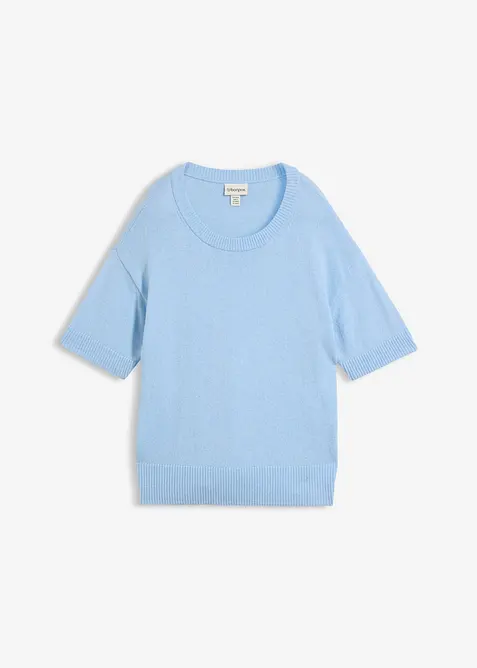 Pull oversize &agrave; manches courtes, bonprix