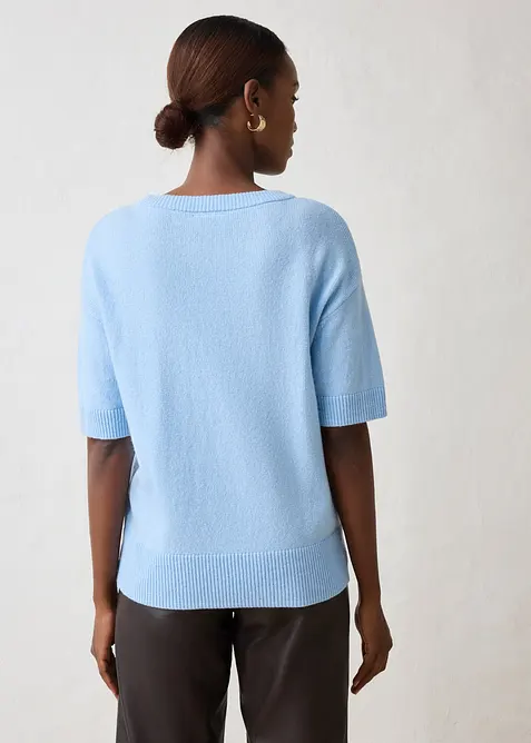 Pull oversize &agrave; manches courtes, bonprix