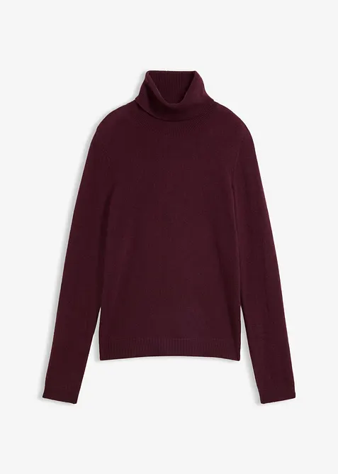 Rollkragenpullover aus weichem Kaschmir-Mix mit Good Cashmere Standard&reg;, bonprix