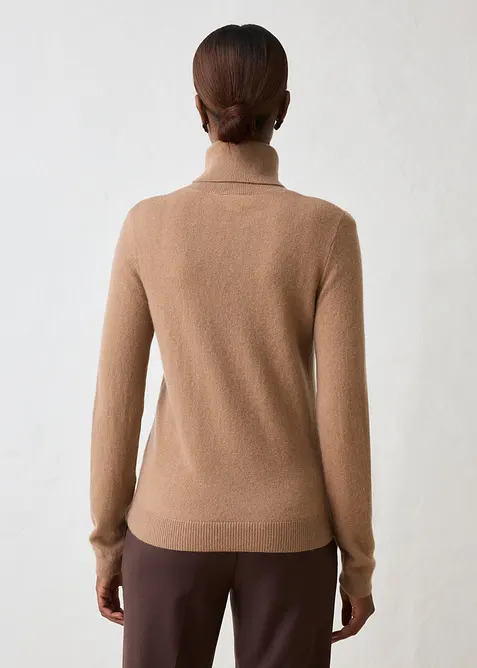 Rollkragenpullover aus weichem Kaschmir-Mix mit Good Cashmere Standard&reg;, bonprix
