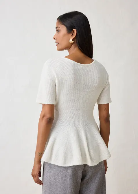 Pull &agrave; basques, bonprix