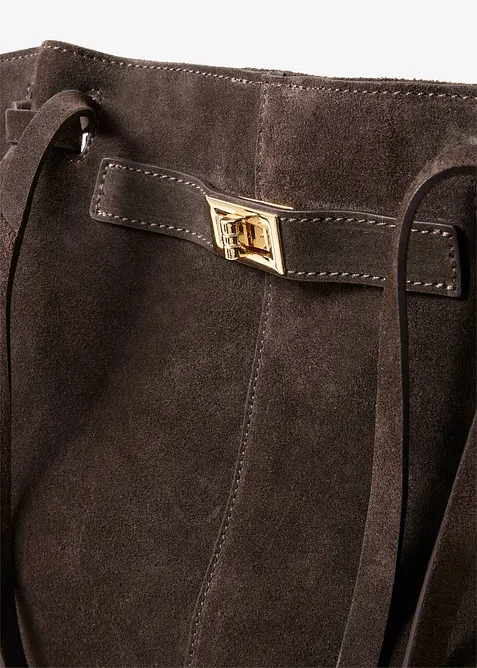 Cabas en cuir velours, bonprix