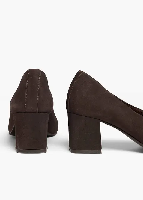 Pumps aus Leder, bonprix