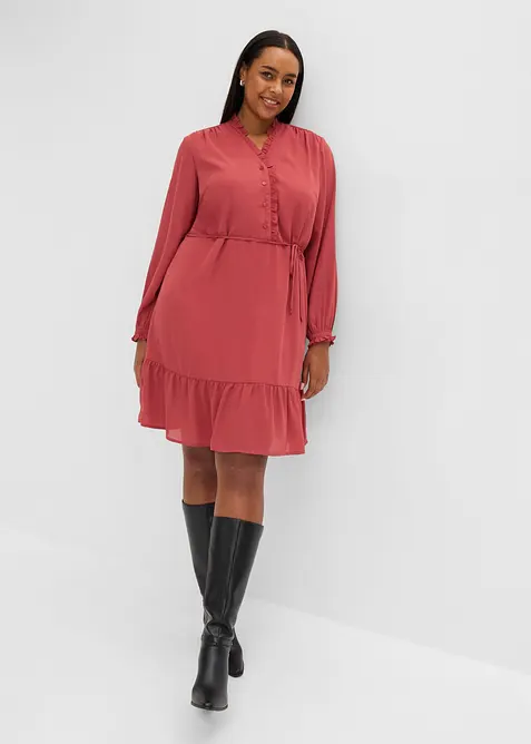 Ausgestelltes Volantkleid, bonprix