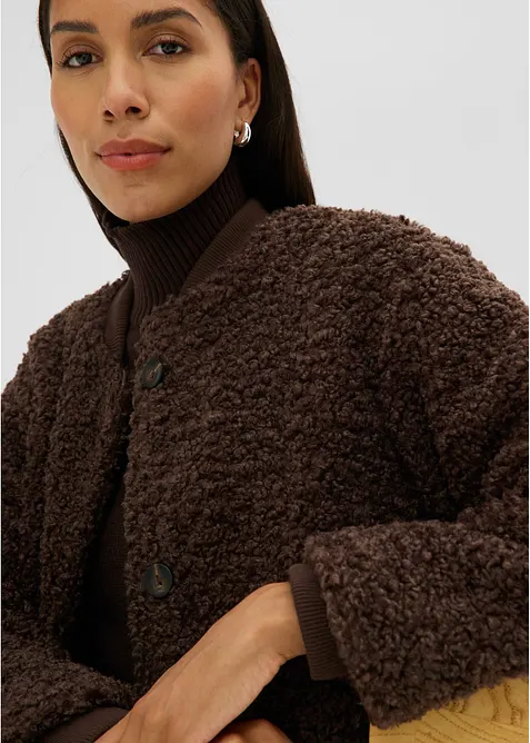 Manteau teddy, bonprix