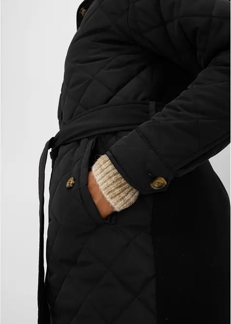 Leichte Steppjacke im Materialmix, bonprix