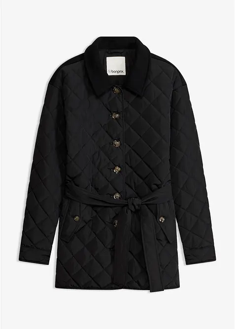 Leichte Steppjacke im Materialmix, bonprix