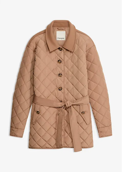 Leichte Steppjacke im Materialmix, bonprix