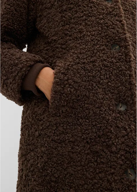 Manteau teddy, bonprix
