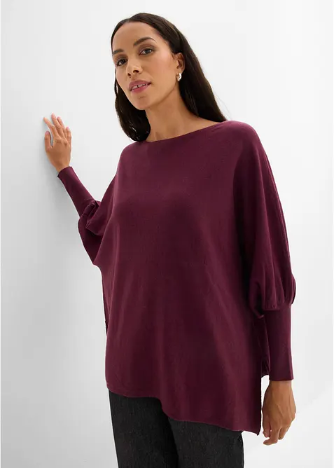 Strick-Cape mit Zipfelsaum, bonprix