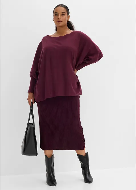 Strick-Cape mit Zipfelsaum, bonprix